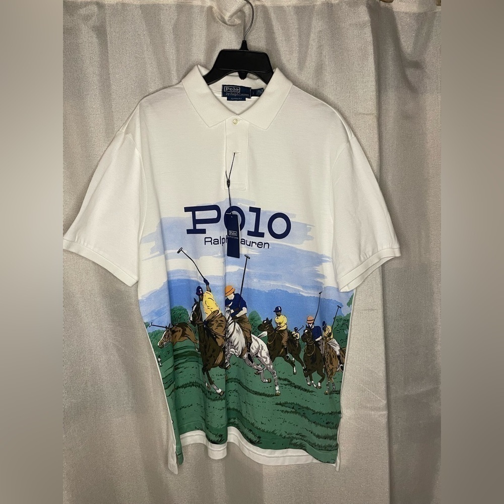 NWT Ralph Lauren Polo Stampede Polo Player Equestrian Horseman Stadium Polo XL - Picture 6 of 9